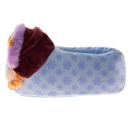 Josmo Disney Frozen 3D Slippers Anna & Elsa Warm Fluffy House Slippers For Girls (Toddlers)