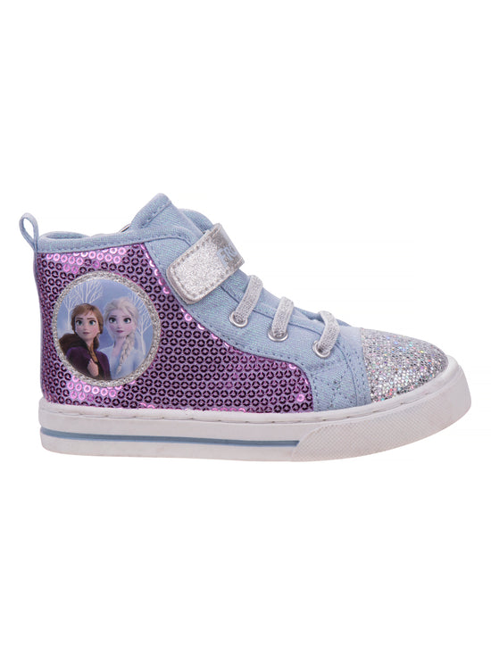Josmo Disney Frozen Anna And Elsa Canvas Sneakers. (Toddler/Little Kids)