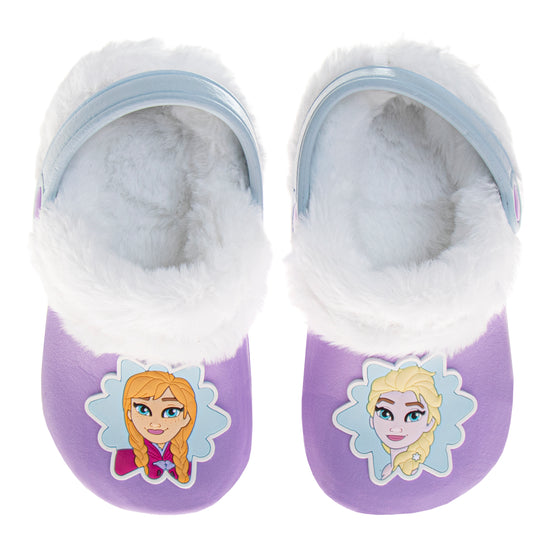 josmo Disney Frozen Anna and Elsa Fuzzy Fleece Lined Clogs for Girls Winter Warm Plush Garden Shoes (Toddler) josmo Disney Frozen Anna and Elsa Fuzzy Fleece Lined Clogs for Girls Winter Warm Plush Garden Shoes (Toddler)