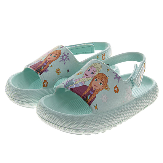 josmo Disney Frozen Anna and Elsa Girls' Slides (Toddlers) josmo Disney Frozen Anna and Elsa Girls' Slides (Toddlers)