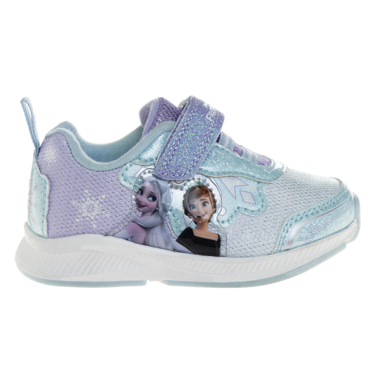 Josmo Disney Girls Frozen Light Up Laceless Running Shoes (Toddler/Little Girl)
