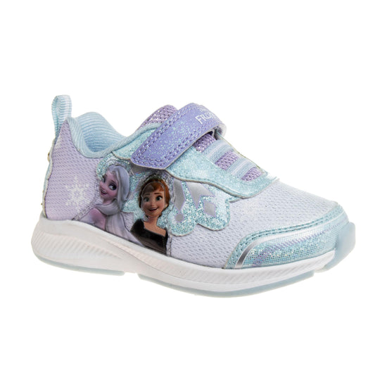 josmo Disney Girls Frozen Light Up Laceless Running Shoes (Toddler/Little Girl)