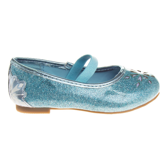 Josmo Disney Girls Frozen Mary Jane Flats - Dress Up Slip-on Shoes (Toddler)