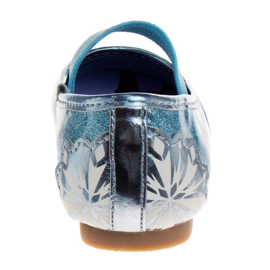 Josmo Disney Girls Frozen Mary Jane Flats - Dress Up Slip-on Shoes (Toddler)