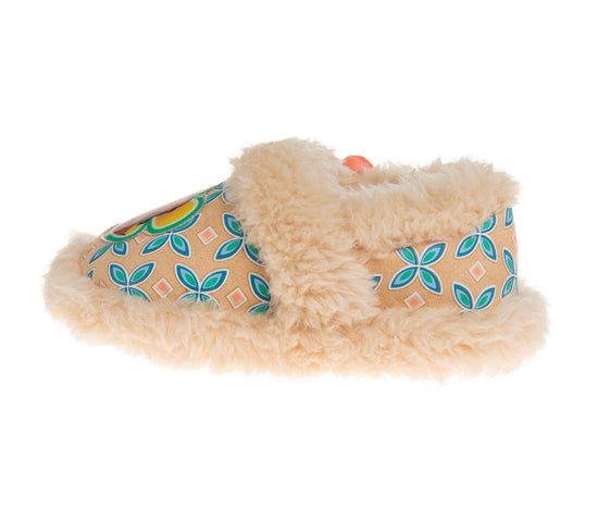 Josmo Disney Girls' Moana Slippers - Princess Moana Plush Fuzzy Slippers (Toddler/Little Girl)