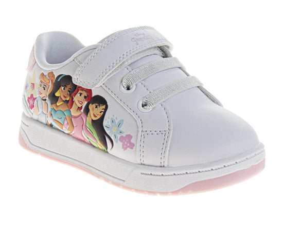 josmo Disney Girls Princess Characters Laceless Shoes (Toddler/Little Girl) josmo Disney Girls Princess Characters Laceless Shoes (Toddler/Little Girl)