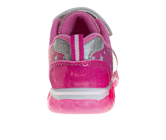 Josmo Disney Girls Princess Characters Light Up Laceless Shoes (Toddler/Little Girl)