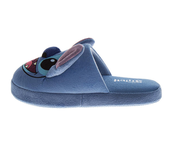 Josmo Disney Kids Lilo And Stitch Slippers For Girls' - Stitch Plush Warm Soft Aline Comfy Lightweight House Shoes (Little Kids/Big Kids/ Womens Adult)