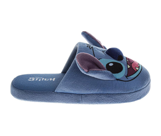 Josmo Disney Kids Lilo And Stitch Slippers For Girls' - Stitch Plush Warm Soft Aline Comfy Lightweight House Shoes (Little Kids/Big Kids/ Womens Adult)