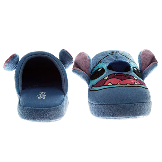 Josmo Disney Lilo And Stitch Slippers For Girls - Stitch Plush Warm Soft Aline Comfy Lightweight House Shoes
