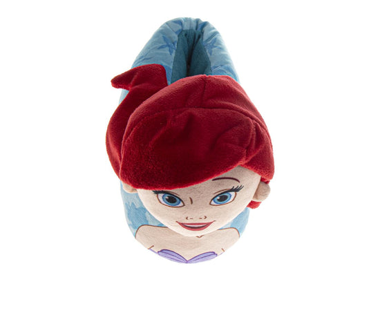 Josmo Disney Little Mermaid 3D Slippers Ariel & Flounder Warm Fluffy House Girls' Slippers (Toddler/Little Kids)