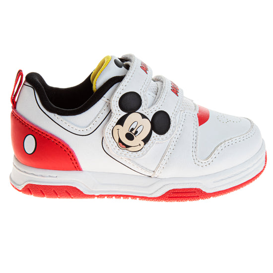 Josmo Disney Mickey Mouse Boys' Lightweight Laceless Sneakers (Toddlers)