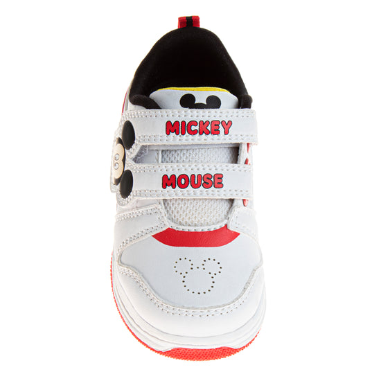 Josmo Disney Mickey Mouse Boys' Lightweight Laceless Sneakers (Toddlers)