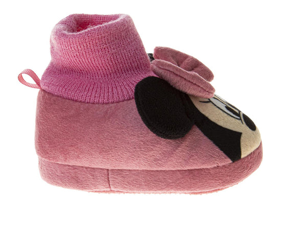 Josmo Disney Minnie Mouse Baby Girls' Slipper Bootie Shoe. (Infant)
