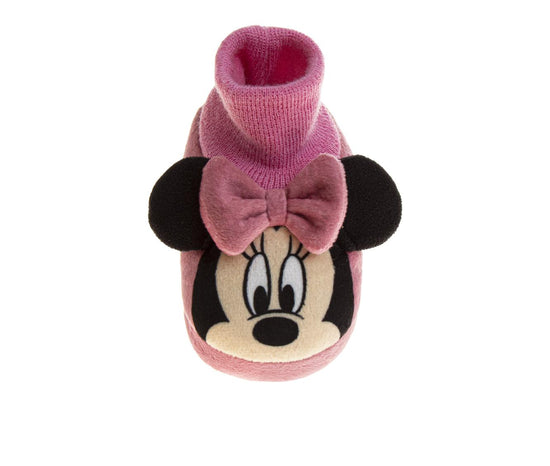 Josmo Disney Minnie Mouse Baby Girls' Slipper Bootie Shoe. (Infant)