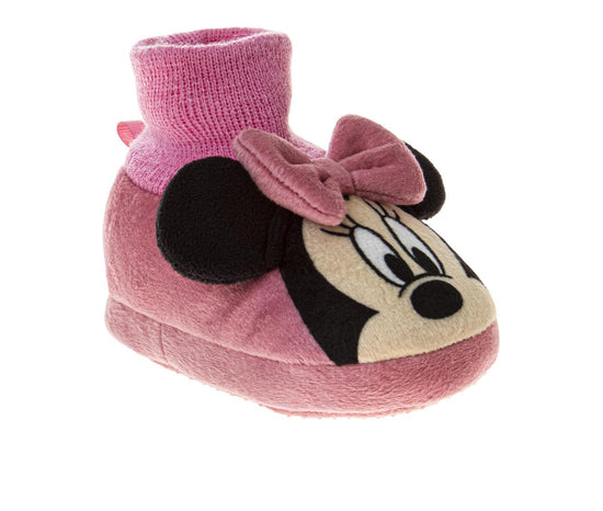 josmo Disney Minnie Mouse Baby Girls' Slipper Bootie Shoe. (Infant)