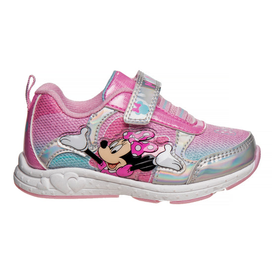 Josmo Disney Minnie Mouse Girls' Light Up Sneakers (Toddlers)