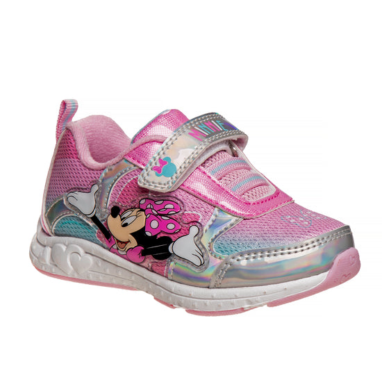 josmo Disney Minnie Mouse Girls' Light Up Sneakers (Toddlers)