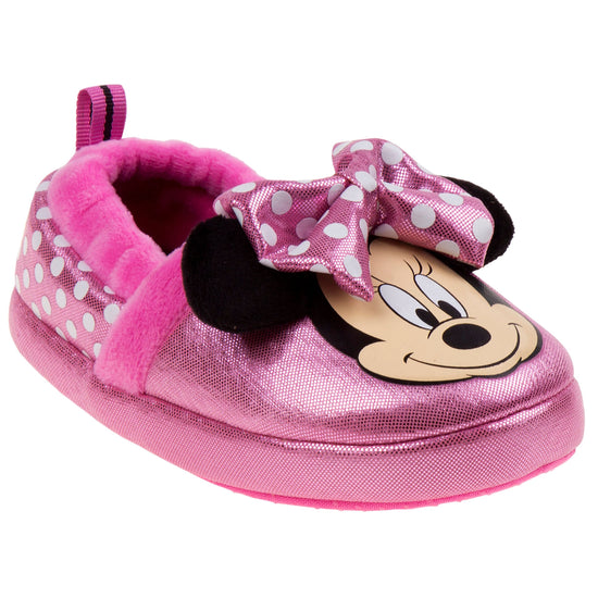 Josmo Disney Minnie Mouse Toddler Dual Sizes Slippers (Kids/Toddlers)