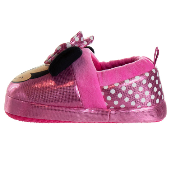 Josmo Disney Minnie Mouse Toddler Dual Sizes Slippers (Kids/Toddlers)