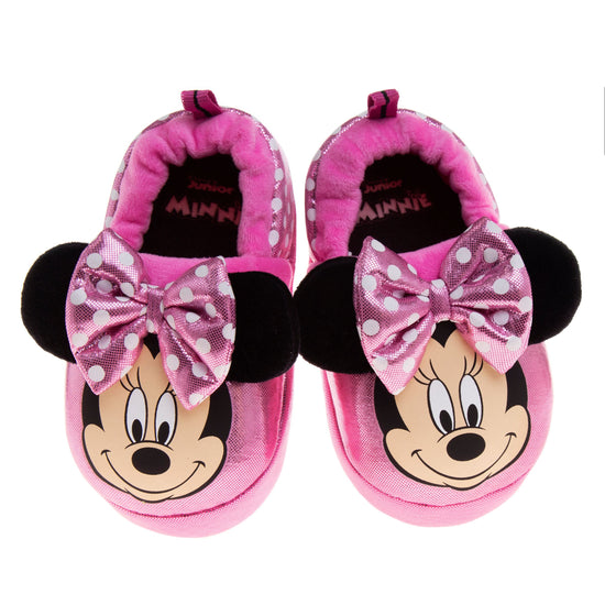 josmo Disney Minnie Mouse Toddler Dual Sizes Slippers (Kids/Toddlers)