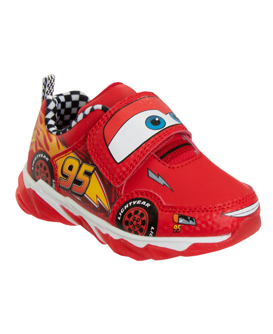 josmo Disney Pixar Cars Boys Lightning McQueen Light Up Sneakers (Toddlers) josmo Disney Pixar Cars Boys Lightning McQueen Light Up Sneakers (Toddlers)