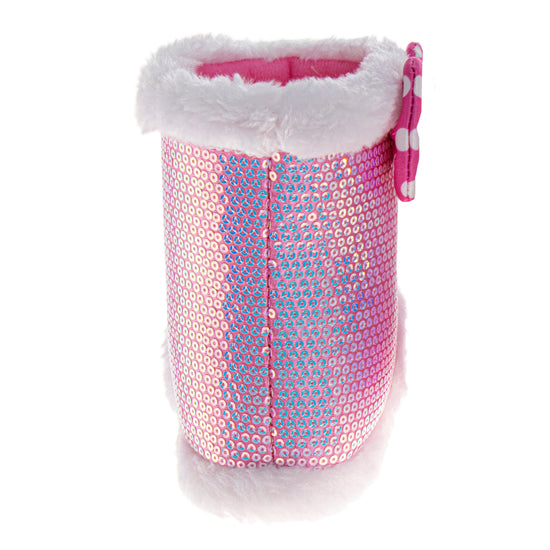 Josmo Disney Slippers Booties Minnie Mouse Warm Fluffy House Slippers For Girls (Toddlers)