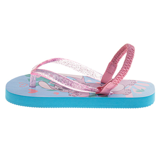 Josmo Disney Stitch And Angel Girls' Dual Sizes Flip Flops (Toddlers)