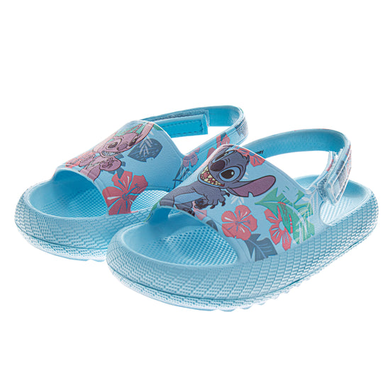 josmo Disney Stitch and Angel Girls' Slip-On Slides (Toddler)