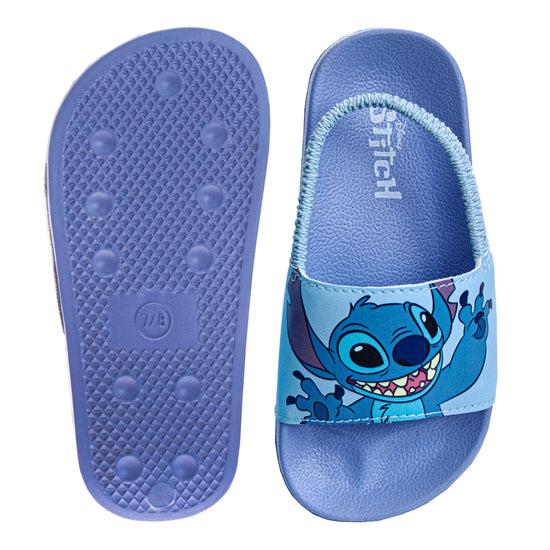 Josmo Disney Stitch Girls' Dual Sizes Slide Sandals (Toddlers)