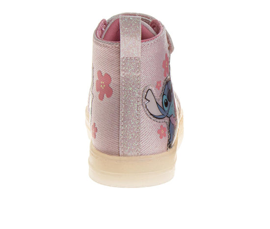 Josmo Disney Stitch Girls' High Top Light Up Sneakers (Toddlers)