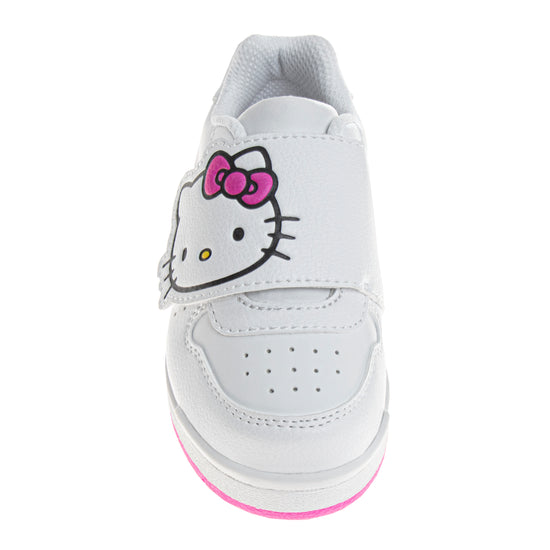 Josmo Hello Kitty Girls' Hook And Loop Casual Sneakers (Toddlers)