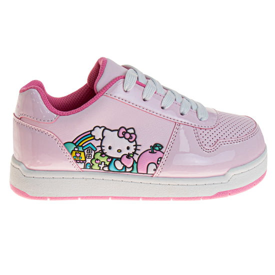 Josmo Hello Kitty Girls' Lace Up Vintage Fashion Sneakers