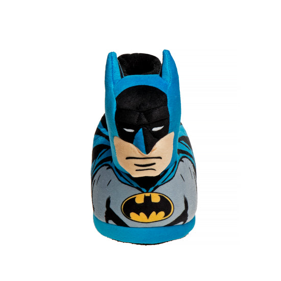 Josmo Josmo Boys' Batman Toddler Slipper Dark Knight Superhero Lightweight Comfort Soft Aline Plush House Shoes