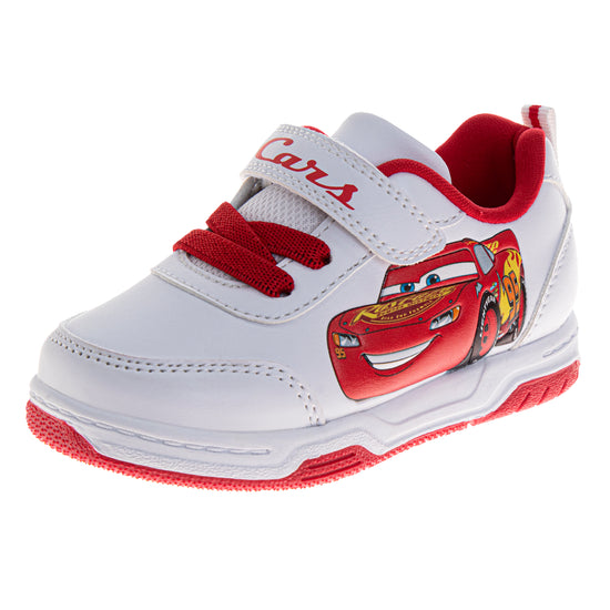 josmo Josmo Kids Cars Shoes Boys Lightning McQueen Sneakers - Lightweight Breathable Athletic Shoe (Toddler / Little Kid)