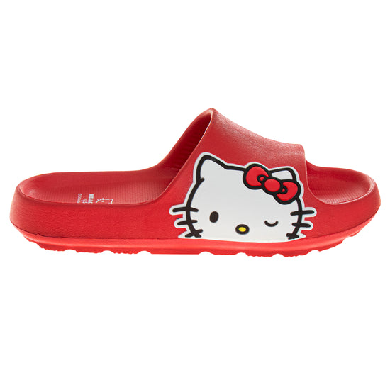 Josmo Josmo Sanrio Hello Kitty Girls Slides Open Toe Sandals - Summer Beach Water Pool Shoes
