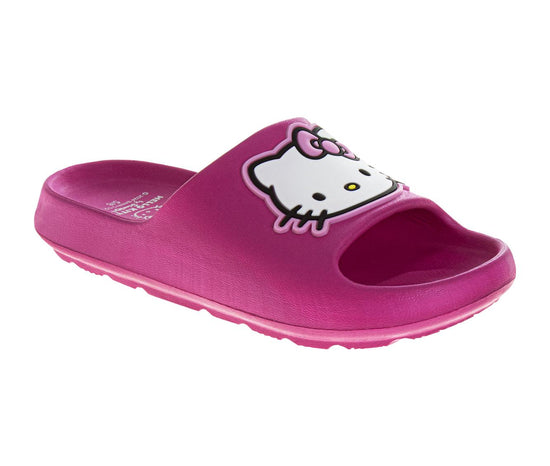josmo Josmo Sanrio Hello Kitty Slides Open Toe Sandals - Summer Beach Water Pool Shoes (Adults Sizes)