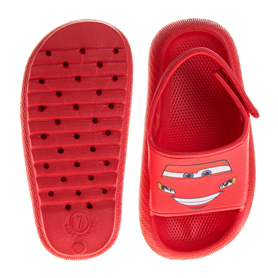 Josmo Josmo Slides Open Toe Sandal - SpiderMan Paw Patrol Cars - Boys Sandals Slide SlipOn (sizes: 5-10 Toddler)