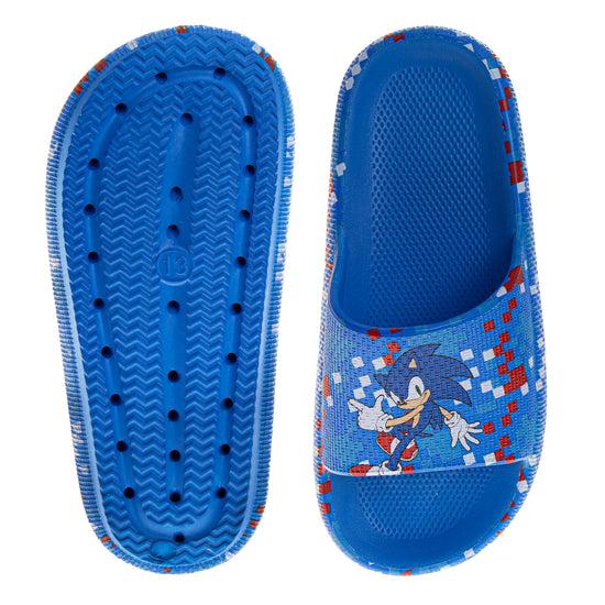 Josmo Sonic The Hedgehog Boys' Slip On Slides