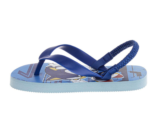 Josmo Josmo Sonic The Hedgehog Flip Flop Sandal Water Shoes - Beach Slides SlipOn Thong FlipFlops Sandals For Boys (5-10 Toddler 11-12)