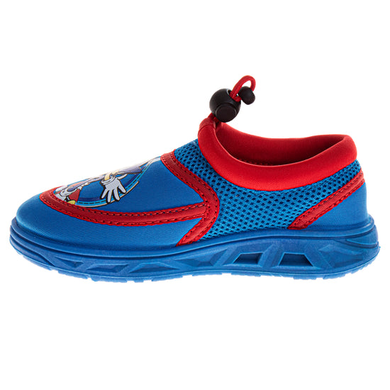 Josmo Josmo Sonic Water Shoes For Boys - Pool Aqua Socks Slip On Quick Dry (5-10 Toddlerss)