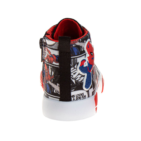 Josmo Spider-Man Boys' High Top Sneakers (Toddlers)