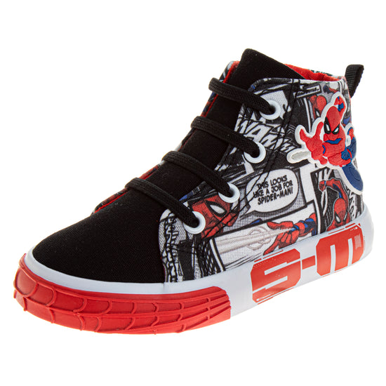 josmo Spider-Man Boys' High Top Sneakers (Toddlers)