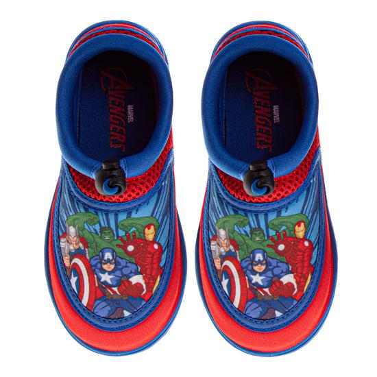 josmo Josmo The Avengers Boys/Girls Water Shoes - Spiderman Ironman Captain America Hulk Thor Pool Aqua Socks Slip On Quick Dry (5-10 Toddlers/11-12)