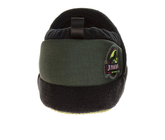 Josmo Jurassic World Slippers Boys - Dinosaurs Indoor Comfy House Shoes Plush Fuzzy Jurassic Park Slipper (toddler)