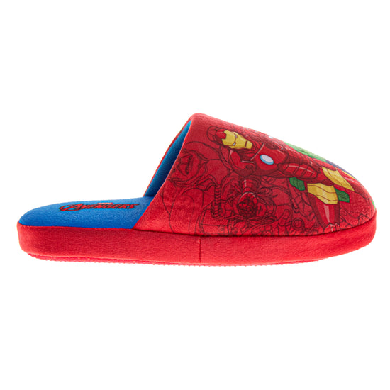 Josmo Marvel Avengers Slippers Captain America Hulk Thor IronMan Boys House Shoes Indoor Cozy Plush Slippers