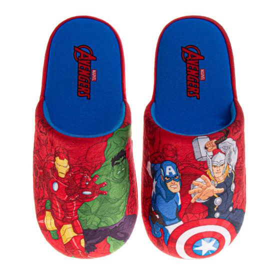 josmo Marvel Avengers Slippers Captain America Hulk Thor IronMan Boys House Shoes Indoor Cozy Plush Slippers