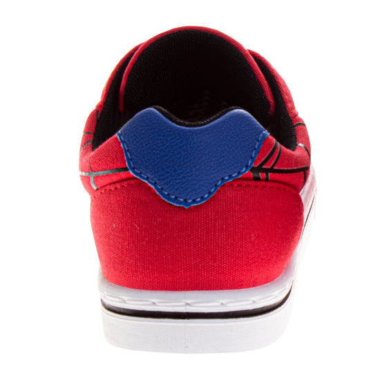 Josmo Marvel Spider-Man Boys Lace-Up Canvas Sneakers