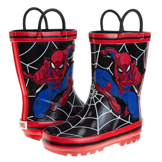 Josmo Marvel Spider-Man Boys' Loops Rainboots (Toddlers)