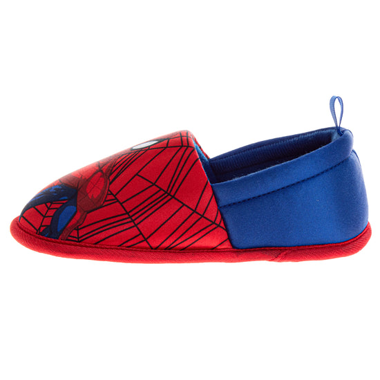 Josmo Marvel Spiderman Boys Slippers The Amazing Spidey House Shoes Indoor Cozy Plush Slippers Size Toddlers